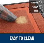 OLANLY Front Door Mat Outside 71x47, All-Season Heavy-Duty Rubber Doormat - Image 5