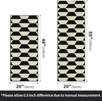 GRANNY SAYS Indoor Outdoor Doormat 20x59 Non-Slip Washable Entry Mat - Image 2