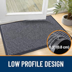 OLANLY 2-Pack Front Door Mats 33x21, Waterproof Heavy-Duty Doormats - Image 4