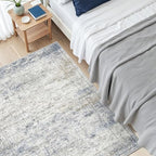 3x4 Rugs for Entryway,Washable Area Rug,Blue - Image 4