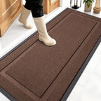 OLANLY Front Door Mat Outside 59x23, All-Season Heavy-Duty Rubber Doormat by OLANLY