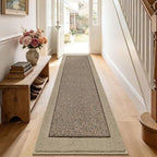 BEQHAUSE Indoor Door Mat 31" x 120", Dirt Trapper Door Mats, Taupe by BEQHAUSE