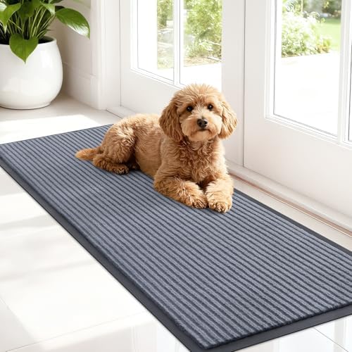 OLANLY Front Door Mat 47x17, Waterproof Heavy-Duty Indoor Outdoor Doormat by OLANLY