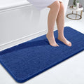 OLANLY Bathroom Runner Rugs 47x20, Extra Soft Absorbent Chenille Bath Rugs by OLANLY
