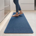 YDKGL Long Kitchen Runner Rugs Kitchen Mat Non Slip Washable Blue 17"x59" by YDKGL