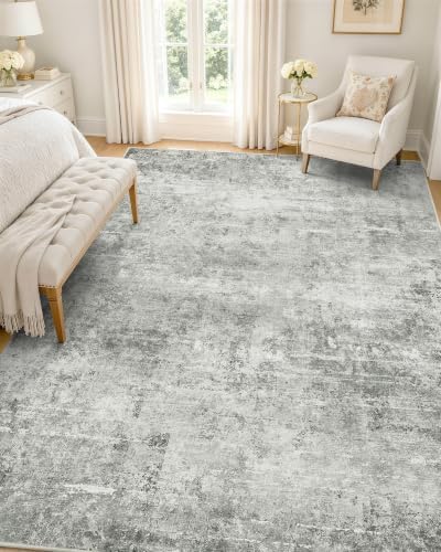 OLANLY 5x7 Washable Area Rug, Soft Non Slip Carpet for Bedroom Living Room by OLANLY