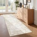 2x6 Runner Rug Non Slip,Washable Hallway Runner Rug,Brown by Restydon