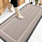 OLANLY Front Door Mat Outside 59x23, All-Season Heavy-Duty Rubber Doormat by OLANLY