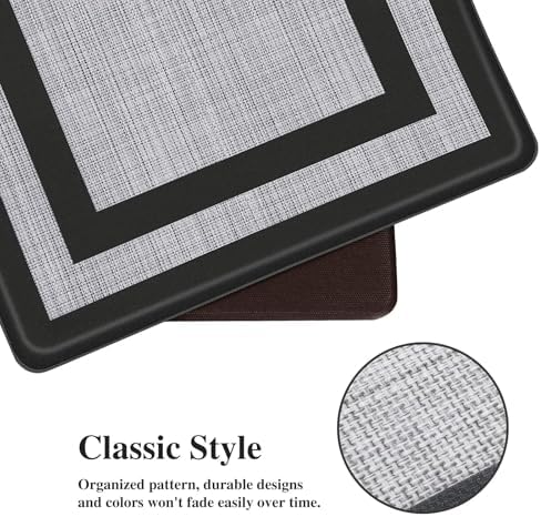 Mattitude Kitchen Mats Set of 2,Cushioned Anti-Fatigue Non-Skid Rug Sets - Image 4