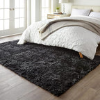 Ophanie Black Rugs for Living Room, Fluffy Furry Shaggy Fuzzy Area Rug, 5x8 Carpets for Bedroom Shag Plush Soft Large, Kids Home Decor Aesthetic with Over 99 pcs Pile fibers - Image 3