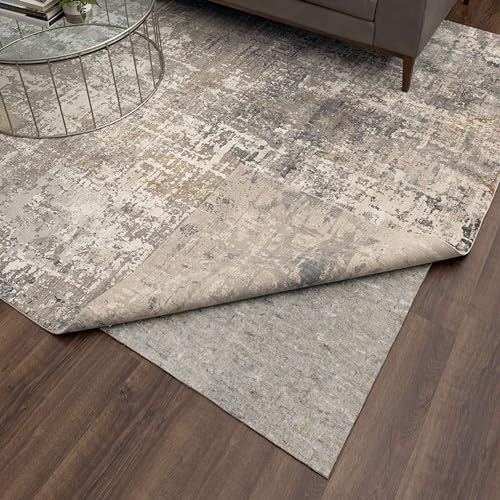 Mohawk Home Non Slip Rug Pad 4' x 6' - 3/8" Thick Felt + Latex Rubber Gripper - Dual Surface Cushion for Hardwood, Carpet, Tile Floors, Made in USA - Image 2