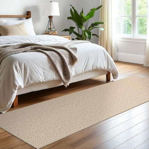 EARTHALL Washable Runner Rug, Non Slip Entryway Runner, 2x8 Ft, Sand/Beige - Image 6