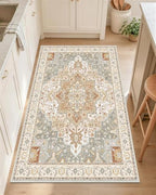 OLANLY 2x4 Washable Accent Rug Non Slip Carpet for Entryway Kitchen Bedside by OLANLY