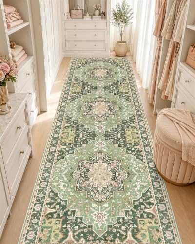 OLANLY 2x7 Washable Runner Rug, Soft Non Slip Carpet for Hallway Kitchen by OLANLY