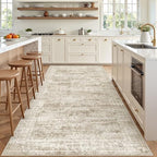 4x8 Rug Non Slip,Washable Hallway Runner Rug,Brown - Image 5