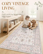 OLANLY 2x3 Washable Small Rug Non Slip Indoor Door Mat for Entryway Bedside - Image 3