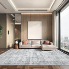 8x10 Area Rugs for Living Room,Large Washable Rug,Grey - Image 3