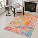 Area Rug Living Room: 3x5 Modern Washable Soft Carpet Galaxy Haze by FXRHLP