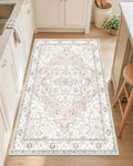 OLANLY 2x4 Washable Accent Rug Non Slip Carpet for Entryway Kitchen Bedside by OLANLY