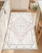 OLANLY 2x4 Washable Accent Rug Non Slip Carpet for Entryway Kitchen Bedside by OLANLY