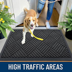 OLANLY Front Door Mat Outside Entrance 33x21, Waterproof Heavy-Duty Doormat - Image 6