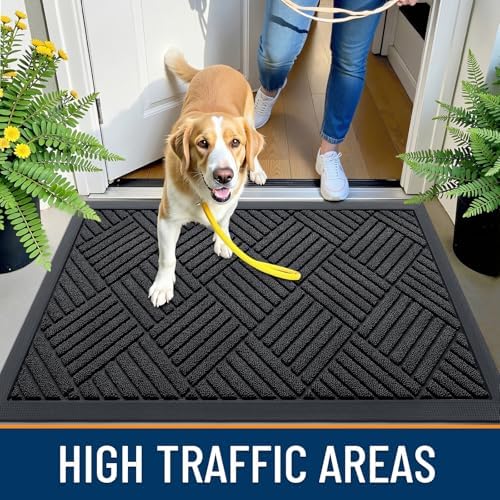 OLANLY Front Door Mat Outside Entrance 47x23, Waterproof Heavy-Duty Doormat - Image 6