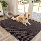OLANLY Front Door Mat 47x30, Waterproof Heavy-Duty Indoor Outdoor Doormat by OLANLY