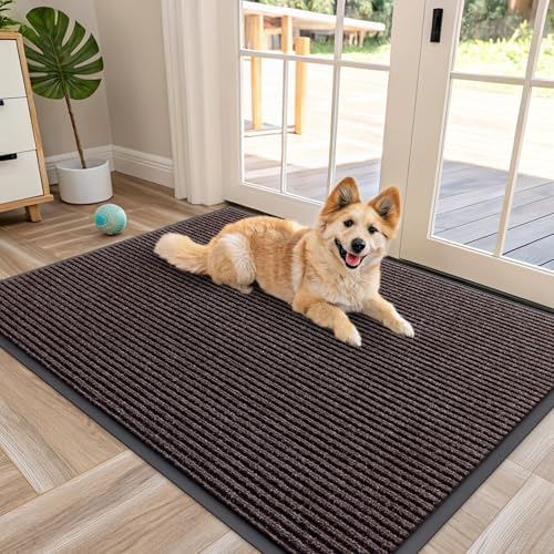 OLANLY Front Door Mat 47x30, Waterproof Heavy-Duty Indoor Outdoor Doormat by OLANLY