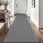 EARTHALL Washable Runner Rug, Non Slip Hallway Runner, 2.6x10 Ft, Dark Gray by Unknown