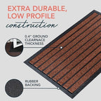 ubdyo Extra Durable Door Mat Outside Entrance (32" x 20", Bright Burgundy) - Image 4