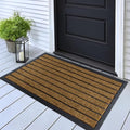 ubdyo Extra Durable Door Mat Outside Entrance (32" x 20", Bright Brown) by UBDYO