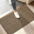 BEQHAUSE Dirt Trapper Door Mat 17" x 30", Non-Slip Doormats, Beige by BEQHAUSE