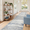 2'6 x 14' Runner Rug Non Slip,Washable Kitchen Rugs,Blue by Restydon