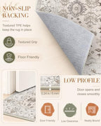 OLANLY 2x10 Washable Runner Rug, Soft Non Slip Carpet for Hallway Kitchen - Image 7