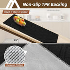 COSY HOMEER Kitchen Rugs 24"x35" Non-Slip Washable Kitchen Mats for Floor - Image 4