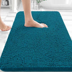OLANLY Bathroom Rugs 32x20, Extra Soft Absorbent Chenille Bath Rugs by OLANLY