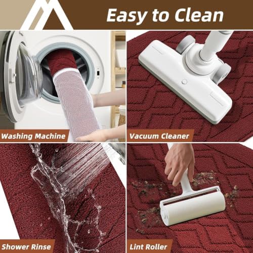 COSY HOMEER Kitchen Rugs 24"x35" Non-Slip Washable Kitchen Mats for Floor - Image 7
