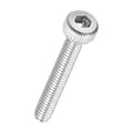 Kozelo 50pcs Socket Head Cap Screws - [M2-0.4 x 14mm] 304 Stainless Steel Allen Socket Drive for Electrical Motor 3D Printing Fan Engine Replacement Use, Silver