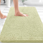 OLANLY Bathroom Rugs 30x20, Extra Soft Absorbent Chenille Bath Rugs by OLANLY
