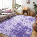 RELEANY Washable 9'x12' Abstract Area Rug for Living Room Purple - Image 7