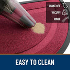 OLANLY Half Circle Front Door Mat Outside 71x23 All-Season Rubber Doormat - Image 5