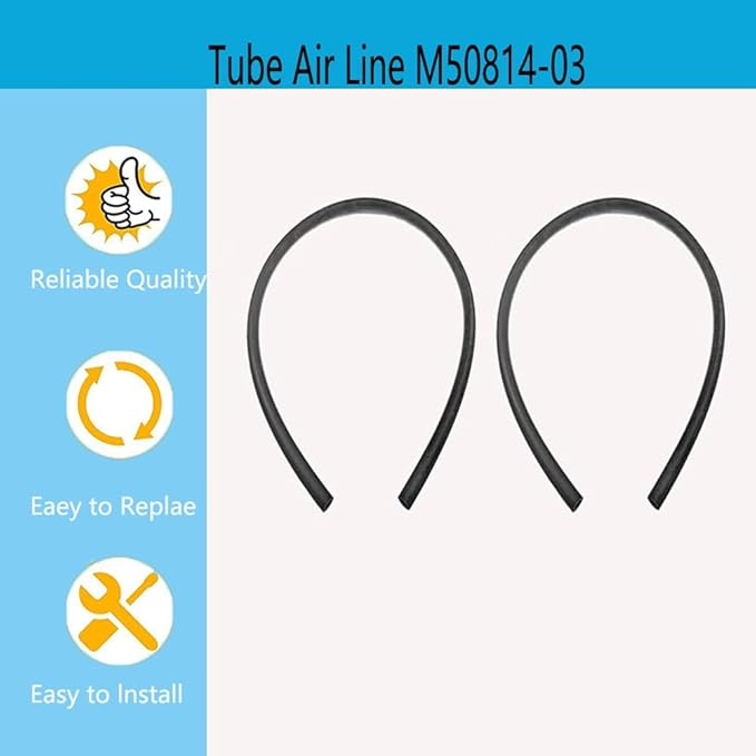 Irnyso Replacement Heater burner Fuel Line Tube Air Line M50814-03 21" X 0.250 ID Fits Reddy, Remington, Master, Knipco, Dayton, John Deere, and other (2pack)