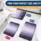 OLANLY Large Bathroom Rugs 44x32, Extra Soft Absorbent Microfiber Bath Rugs - Image 2
