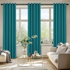 MIULEE Blackout Curtains for Bedroom 2 Panels 40 x 84 Inch Long Teal - Image 6