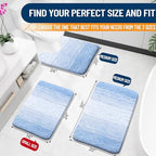 OLANLY Large Bathroom Rugs 60x40, Extra Soft Absorbent Microfiber Bath Rugs - Image 2