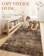 OLANLY 3x5 Washable Accent Rug, Soft Non Slip Carpet for Entryway Bedside - Image 3