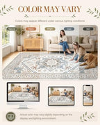 OLANLY 2x5 Washable Runner Rug, Soft Non Slip Carpet for Hallway Kitchen - Image 2