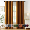 MIULEE Blackout Curtains for Bedroom 2 Panels 40 x 84 Inch Long Gold Brown by MIULEE