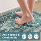 Collive Anti Fatigue Mats for Kitchen Floor, Padded Rugs 17"x59"+17"x29" - Image 3