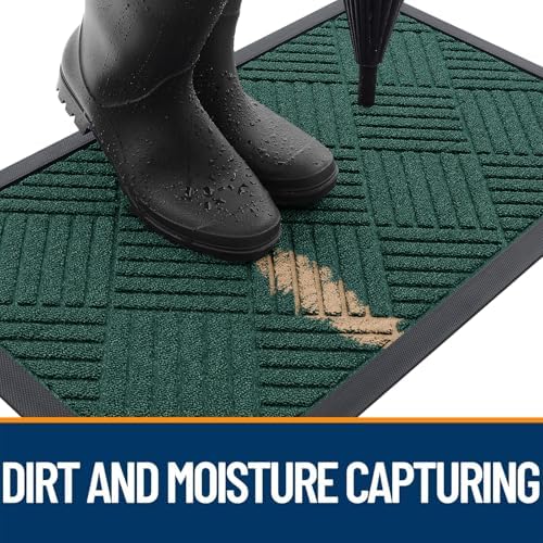 OLANLY Front Door Mat Outside Entrance 47x23, Waterproof Heavy-Duty Doormat - Image 3